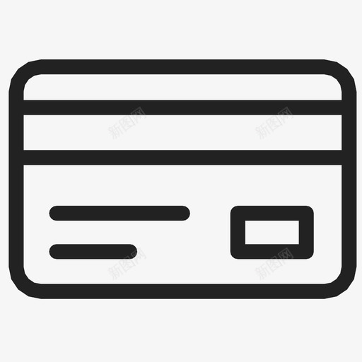 信用卡借记卡明细图标svg_新图网 https://ixintu.com 信用卡 借记卡 塑料 明细 财务 购买 购物 身份