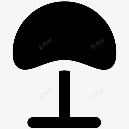 蘑菇自然大胆的固体图标svg_新图网 https://ixintu.com 自然大胆的固体图标 蘑菇