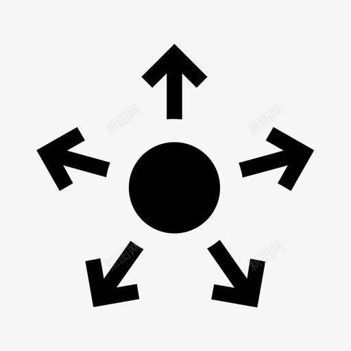 分享社交在线图标svg_新图网 https://ixintu.com 分享 分享就是关心 在线 数据 方向 朋友 社交 社交媒体 箭头 链接