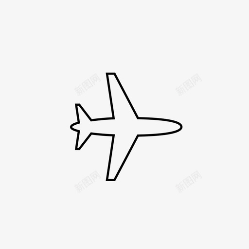 飞机航空公司航班图标svg_新图网 https://ixintu.com 产品 技术 旅行者 材料 物品 航班 航空公司 飞机