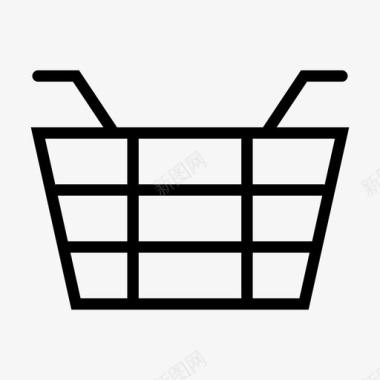 购物篮程序洗衣图标图标