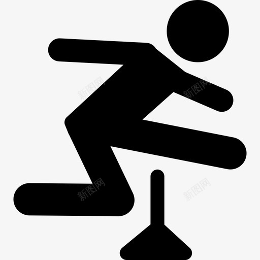 运动员跳跃轮廓运动多种运动图标svg_新图网 https://ixintu.com 多种运动 运动 运动员跳跃轮廓