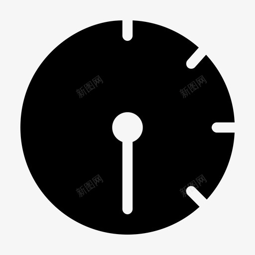 厨房计时器早餐字形图标svg_新图网 https://ixintu.com 厨房计时器 早餐字形