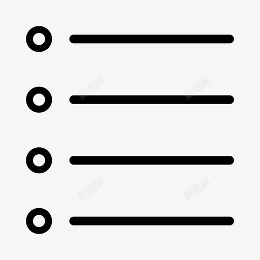 项目符号列表点无序列表图标svg_新图网 https://ixintu.com 内容 分析 品牌 增强 平滑线内容 房子 文本 无序列表 波段 点 项目符号列表