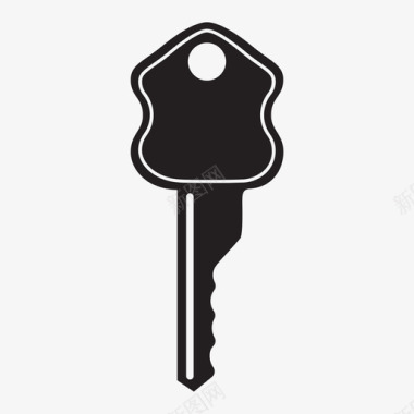 钥匙应答器锁图标图标