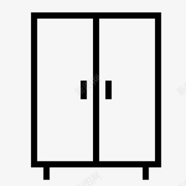 衣橱橱柜壁橱图标图标