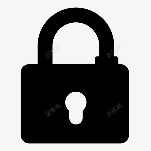 锁门钥匙图标svg_新图网 https://ixintu.com 保护 安全 打开 贵重物品 钥匙 锁 门