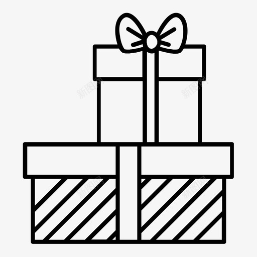礼品礼物光明节图标svg_新图网 https://ixintu.com 光明节 圣诞节 圣诞节和新年 慷慨 生日 盒子 礼品 礼物