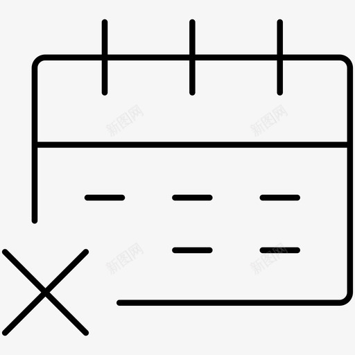 取消日历事件忽略功能图标svg_新图网 https://ixintu.com 关闭 删除 功能 取消日历事件 忽略 日历行图标ii 约会 设置