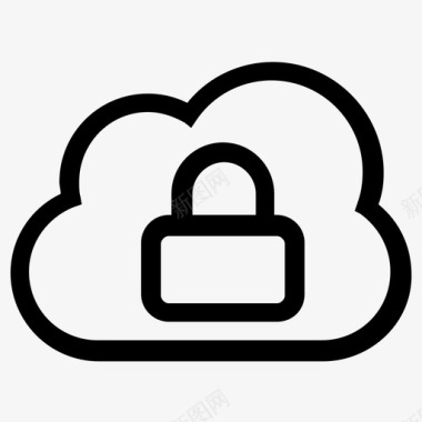 云安全服务器隐私代码图标图标