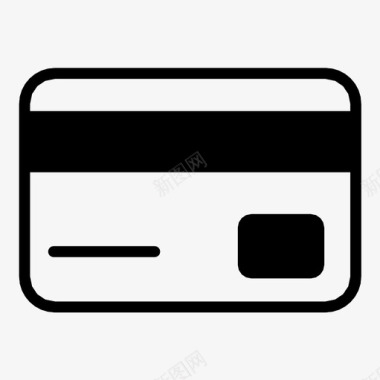 信用卡塑料货币塑料卡图标图标