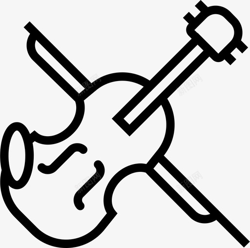 小提琴美丽乐器图标svg_新图网 https://ixintu.com 乐器 声音 大师 小提琴 演奏 美丽 美妙 音乐 音乐大纲