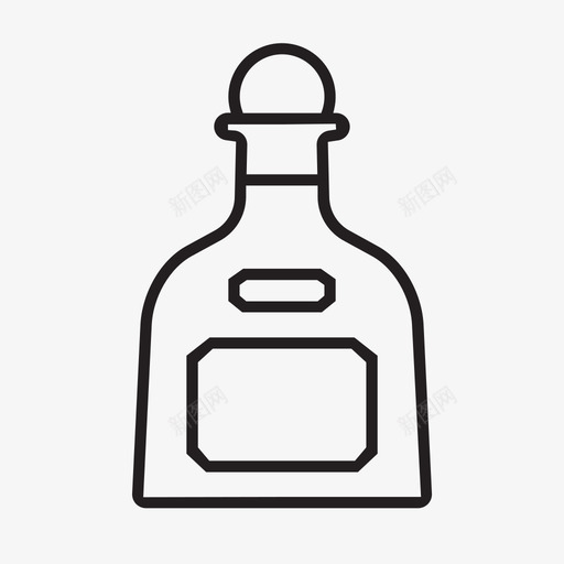 龙舌兰酒瓶子展示品顾客图标svg_新图网 https://ixintu.com 展示品 物品 酒类 酒类货架 顾客 龙舌兰酒瓶子