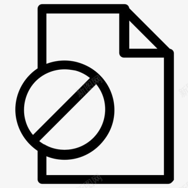 禁止文件ui图标图标