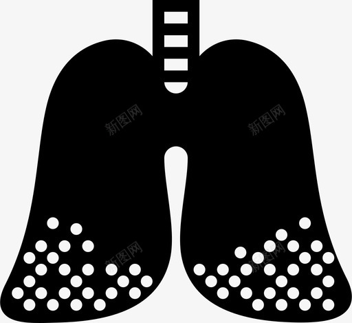 肺部疾病身体心脏图标svg_新图网 https://ixintu.com 人 健康 医学 医疗固体 心脏 肺 肺部疾病 身体 零件