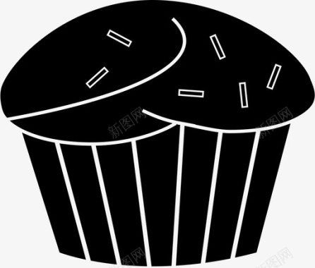 蛋糕烘焙食品面包房图标图标