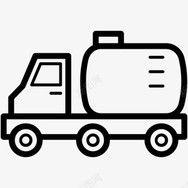 冰箱油箱运输图标图标