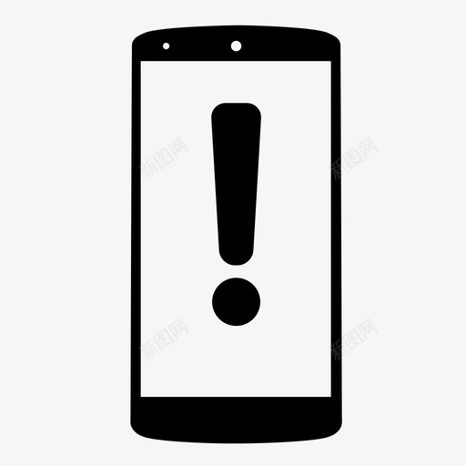智能手机警报计划通知图标svg_新图网 https://ixintu.com iphone 充电 手机 数据 智能手机警报 消息 警报 计划 通知