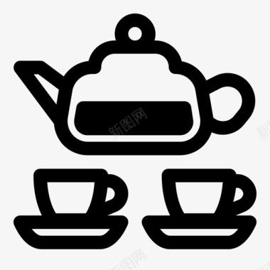 采购产品茶茶壶茶具图标图标