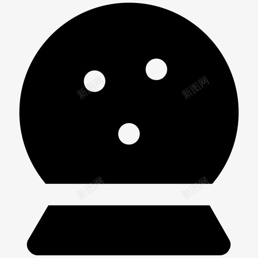 雪球圣诞大胆的实心图标svg_新图网 https://ixintu.com 圣诞大胆的实心图标 雪球