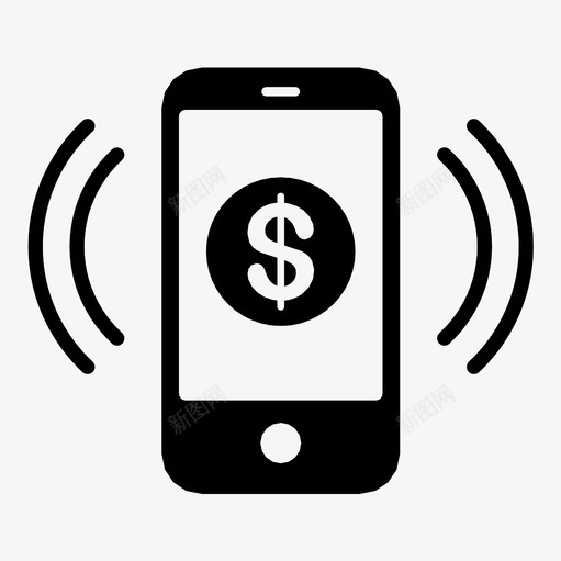 商务电话铃声电话图标svg_新图网 https://ixintu.com 商务电话 手机 拨号 来电者 电话 联系人 金融 铃声
