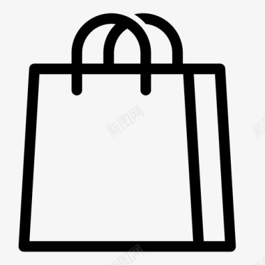 购物袋花挎包图标图标