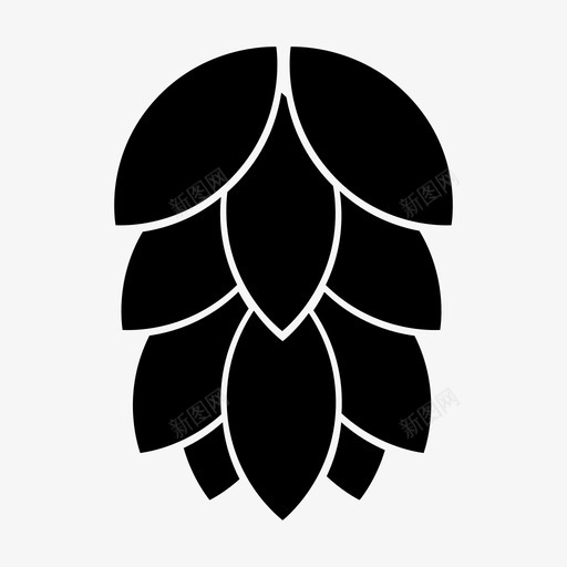 啤酒花自制种植图标svg_新图网 https://ixintu.com 作物 啤酒 啤酒花 植物 种植 级联 自制 酿造