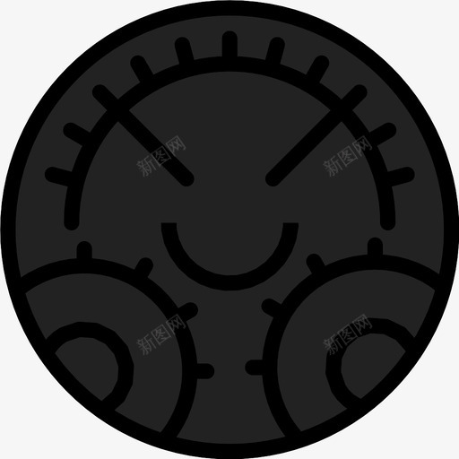 齿轮涡轮设置图标svg_新图网 https://ixintu.com 引擎 时钟 机械 涡轮 编辑 设置 首选项 齿轮