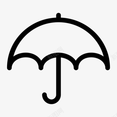 雨伞保险箱风险图标图标