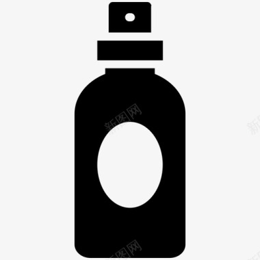 发胶喷雾瓶常规图标图标