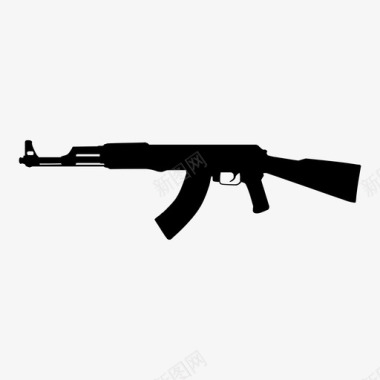 AK47枪支手枪图标图标
