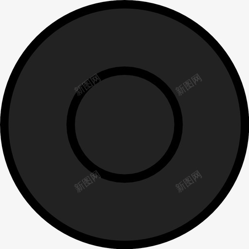 刻录唱片集音乐光盘图标svg_新图网 https://ixintu.com 光盘 刻录唱片集 符号 音乐