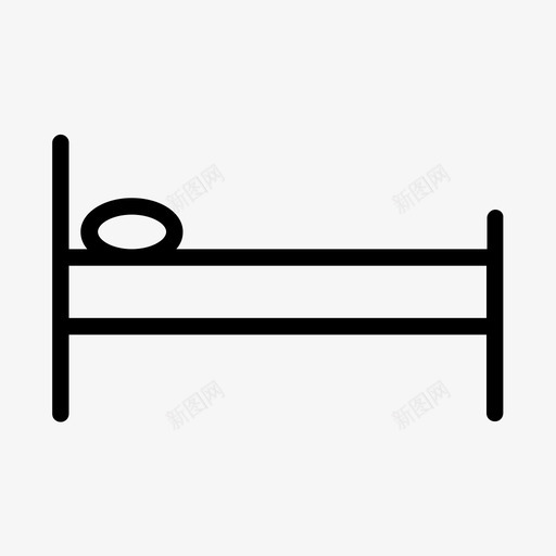 床房间卫生间图标svg_新图网 https://ixintu.com 午睡 卫生间 家具 床 房间 放松 睡眠 酒店 餐厅