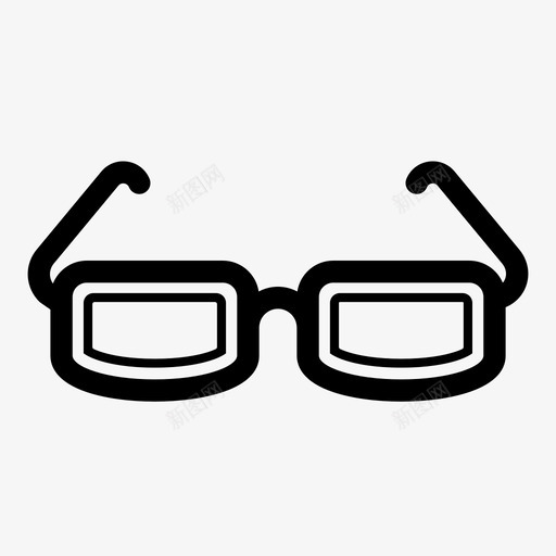 眼镜眼睛极客图标svg_新图网 https://ixintu.com 光学 极客 眼睛 眼镜 视觉