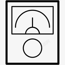 财务人员商务人员技术员仪表电压表图标高清图片