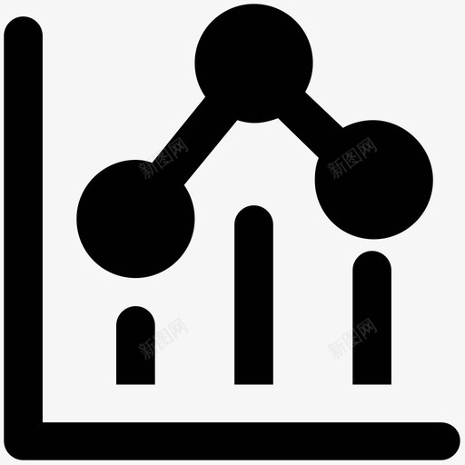 图形投影损失图标svg_新图网 https://ixintu.com 业务图表 减少 分析 图形 图表 增加 投影 损失 比较 费率 通信加粗实心图标