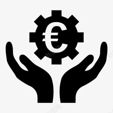 欧元维护设置货币图标图标