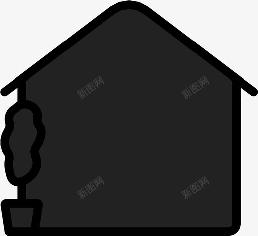 车库门建筑家图标svg_新图网 https://ixintu.com 公园 家 庇护所 建筑 房子 车库门