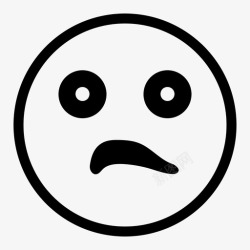 傻人有傻福不苟言笑愚蠢悲伤图标高清图片