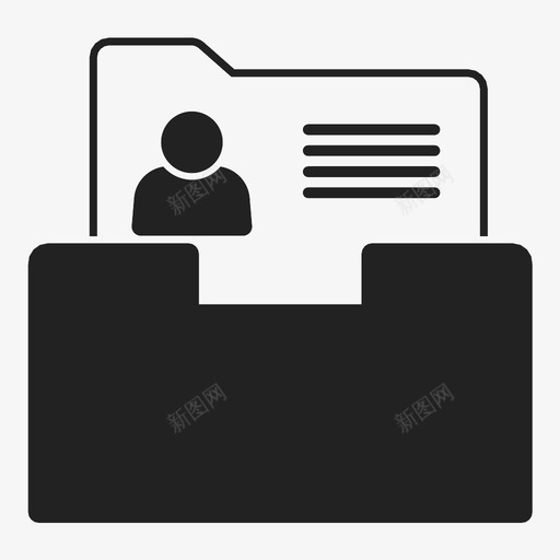 卡片文件记录信息卡图标svg_新图网 https://ixintu.com 信息卡 卡片文件 存档 数据存储 文件 用户帐户 目录 记录 身份证
