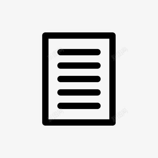 纸张空白硬纸板图标svg_新图网 https://ixintu.com 一次性 主题 文件 硬纸板 空白 纸张 薄 页面