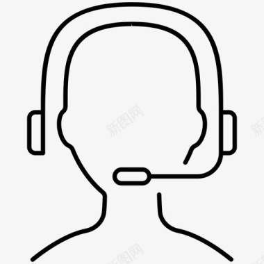 客户支持服务销售图标图标