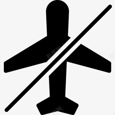 无飞机取消旅行取消航班图标图标