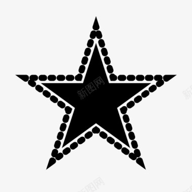 星4达拉斯牛仔狂野西部图标图标