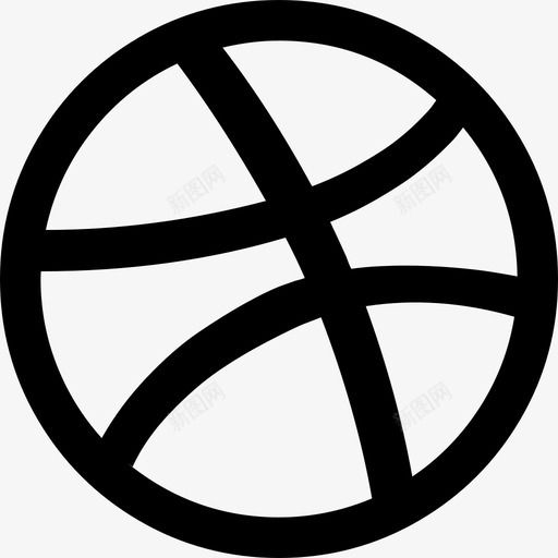 篮球轮廓运动酷图标svg_新图网 https://ixintu.com 篮球轮廓 运动 酷图标