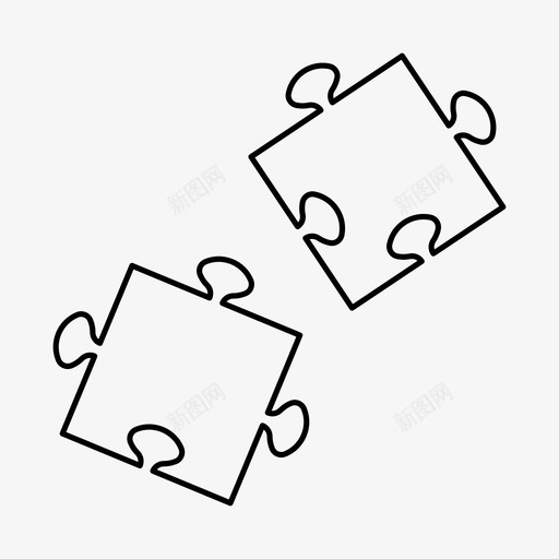 拼图块解决方案显示块图标svg_新图网 https://ixintu.com 拼图块 插件 显示块 材料 游戏 玩具 解决方案