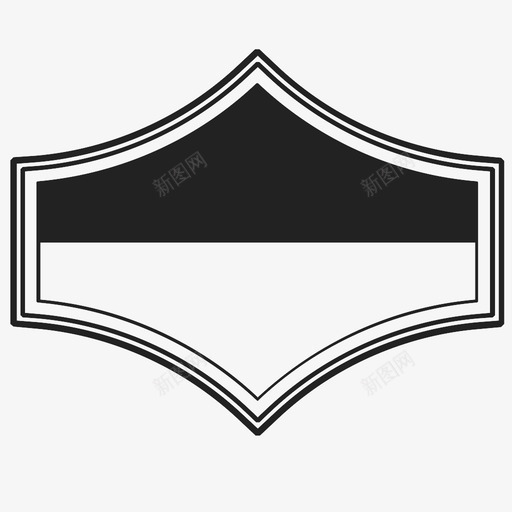 盾牌标志丝带图标svg_新图网 https://ixintu.com 丝带 保护 军事 徽章 曲线 标志 盾牌 荣誉 装饰 骑士