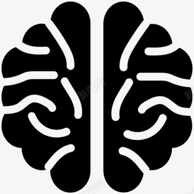 大脑神经学神经系统图标图标