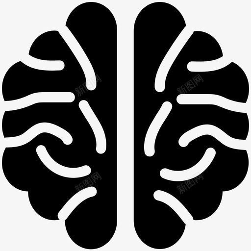 大脑神经学神经系统图标svg_新图网 https://ixintu.com 人脑 医学 大脑 头盖骨 思维 教育酷向量图标 智力 神经学 神经系统 身体