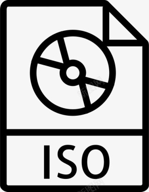 iso文件光盘扩展名图标图标